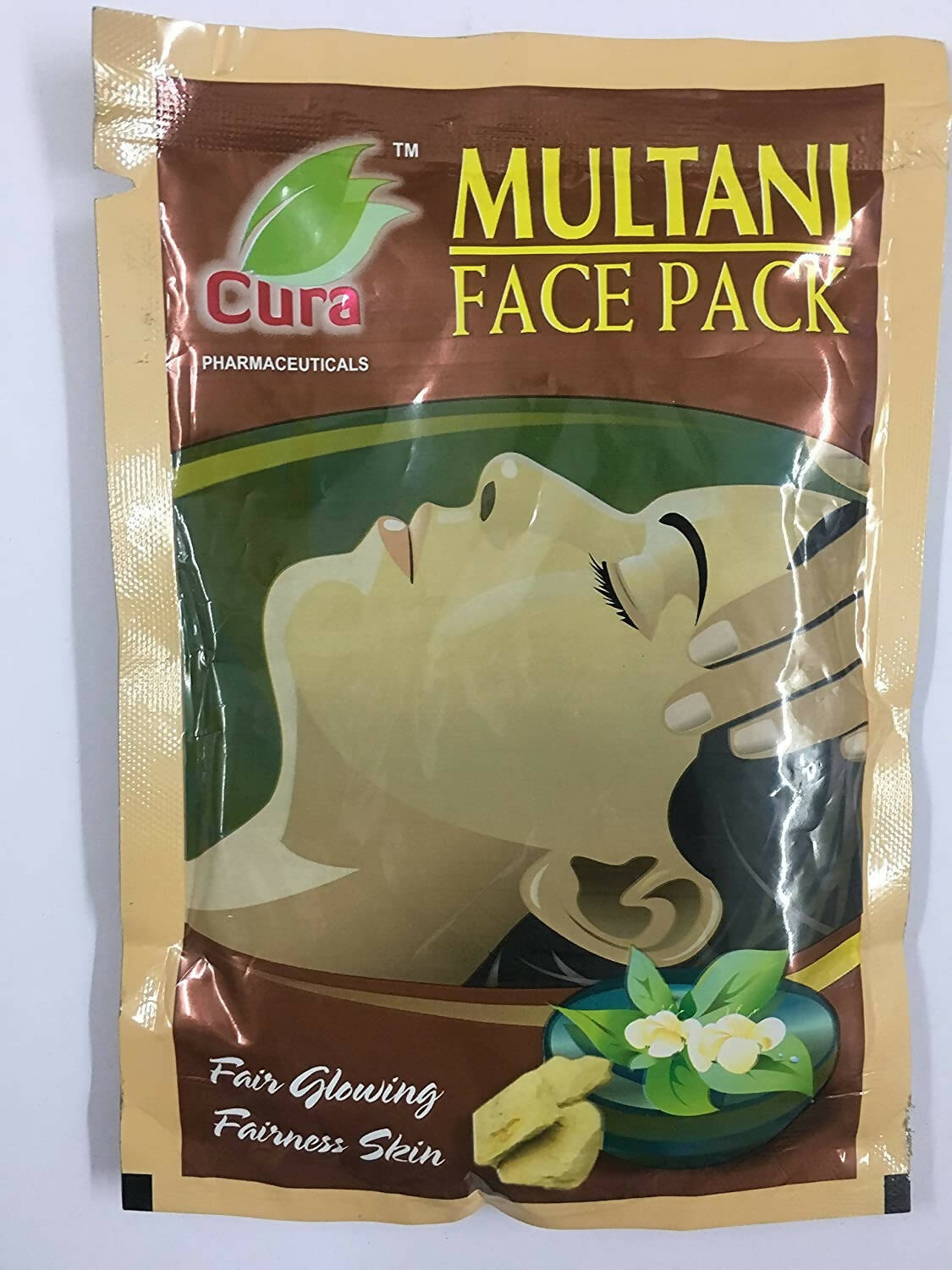 Cura Multani Mitti Face Pack Powder - Distacart