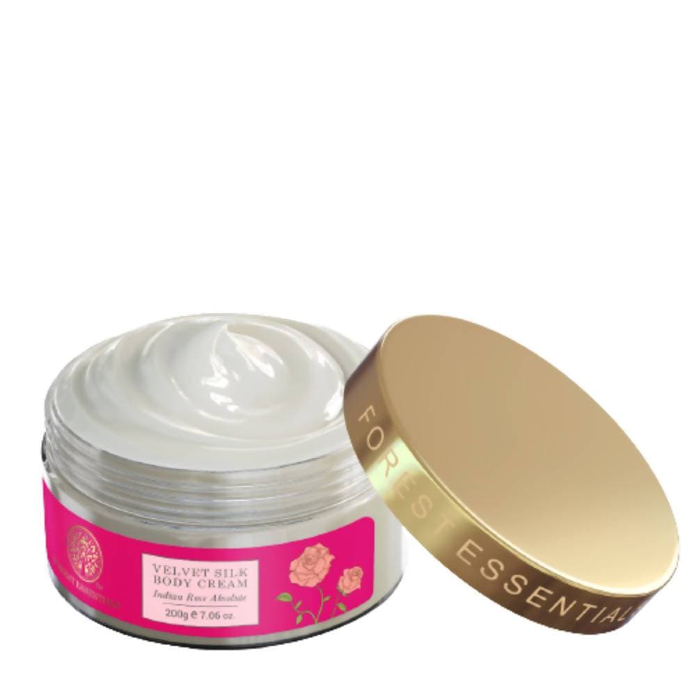 Forest Essentials Velvet Silk Body Cream Indian Rose Absolute - Distacart