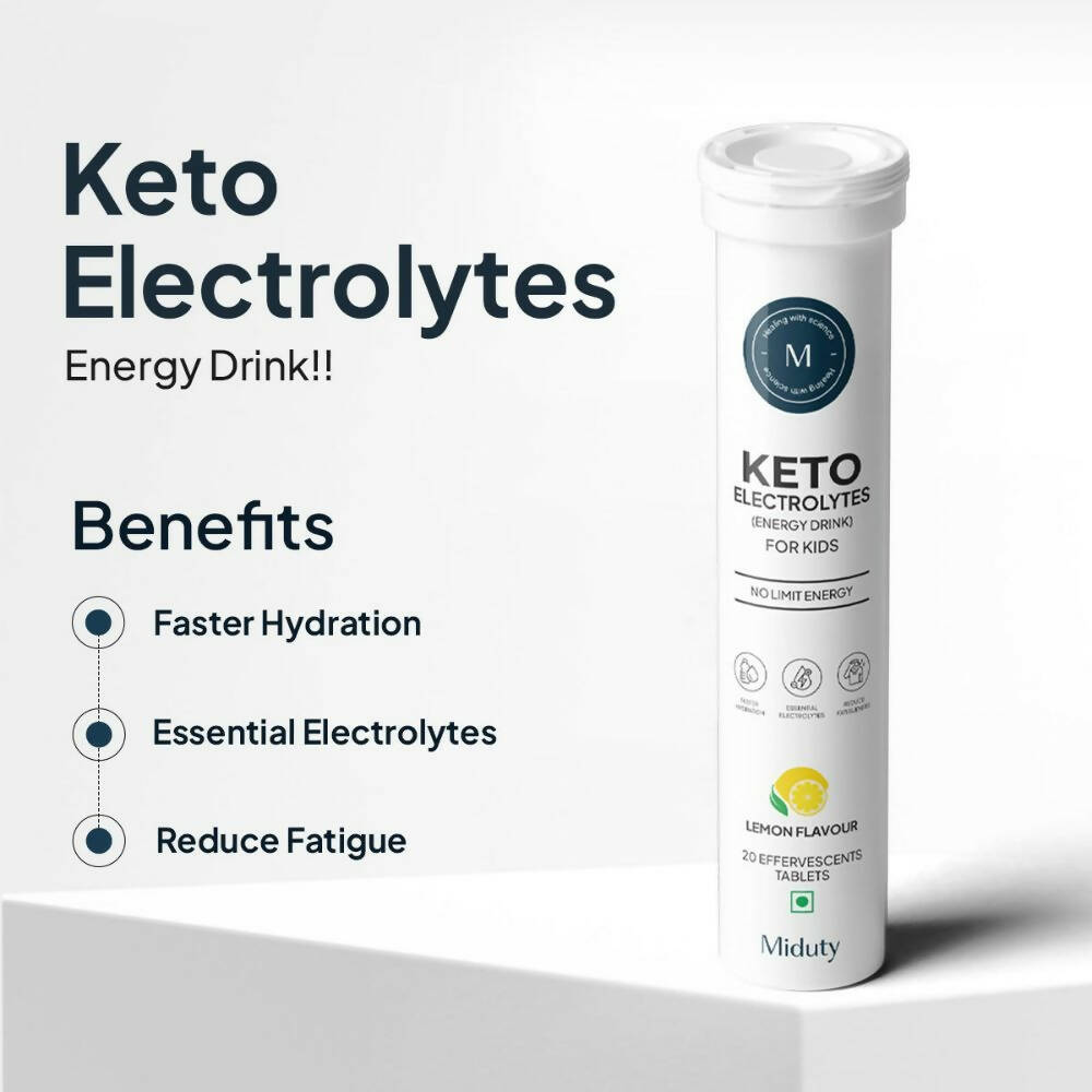 Miduty by Palak Notes Keto Electrolytes (Energy Drink) Tablets for Kids - Distacart