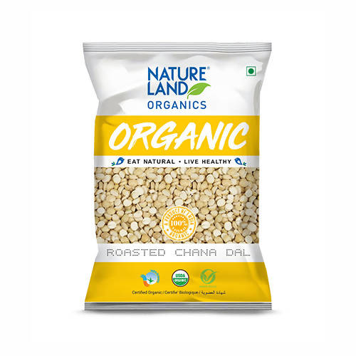 Nature Land Organics Roasted Chana Dal - Distacart