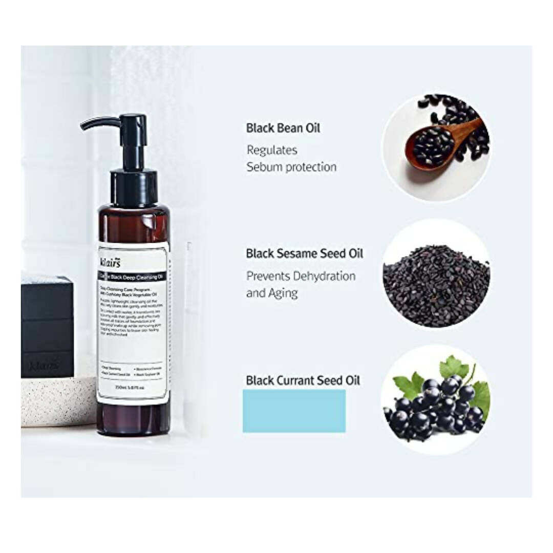 Dear Klairs Gentle Black Deep Cleansing Oil - Distacart