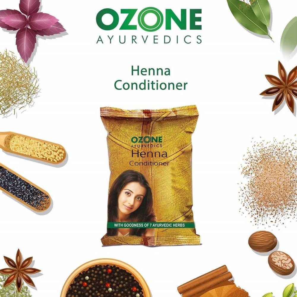 Ozone Ayurvedics Henna Conditioner - Distacart