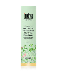 Thumbnail for Indya Tea Tree Oil & Lactic Acid Clarifying Face Wash Online