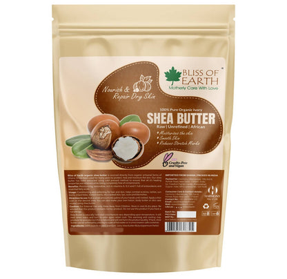 Bliss of Earth 100% Pure Organic Ivory Shea Butter - Distacart