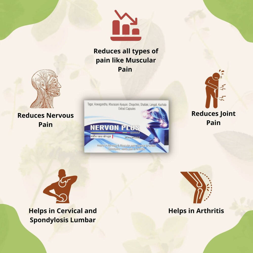SN Herbals Nervon Plus Capsules - Distacart