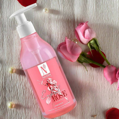 NutriGlow NATURAL'S English Rose Shampoo Gentle Cleanser - Distacart