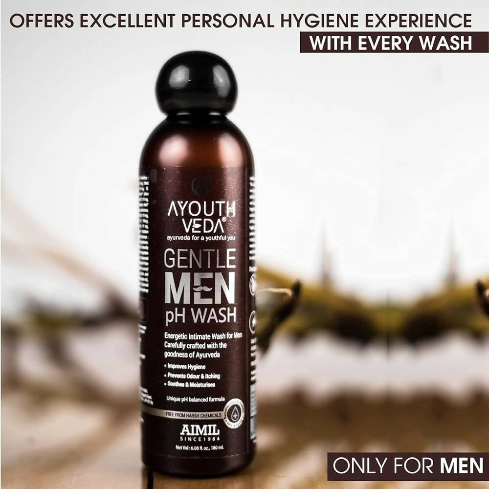 Ayouthveda Gentle Men PH Wash - Distacart