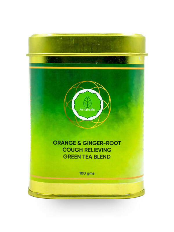 Anahata Orange & Ginger Root Cough Relieving Green Tea Blend - Distacart