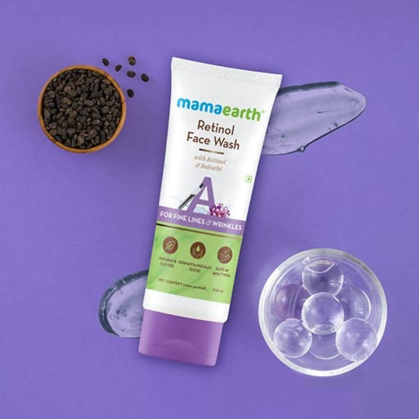 Mamaearth Retinol Face Wash with Ingredients