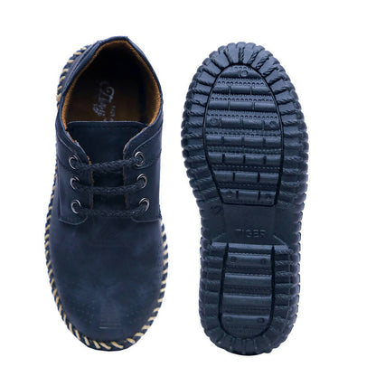 Tiny Bugs Boys Casual Lace Up Shoes - Black - Distacart