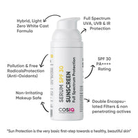 Thumbnail for Cos-IQ Daily Use Sunscreen Serum SPF 30 PA++++ - Distacart