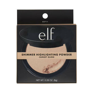e.l.f. Cosmetics Shimmer Highlighting Powder-Sunset Glow - Distacart
