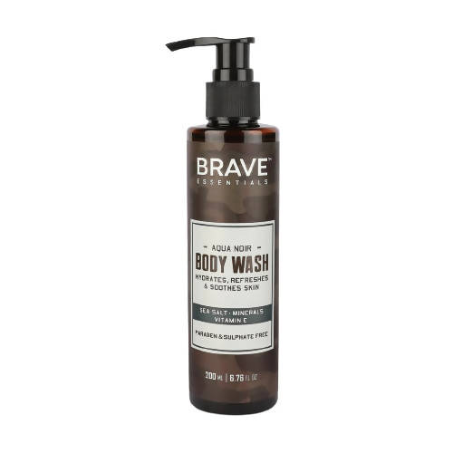 Brave Essentials Aqua Noir Body Wash - Distacart