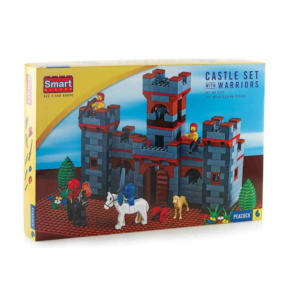 Peacock Castle Set Smart Educational Learning Building Block Set for Kids - Distacart