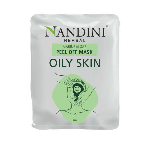 Nandini Herbal Marine Algae Peel Off Mask For Oily Skin - Distacart