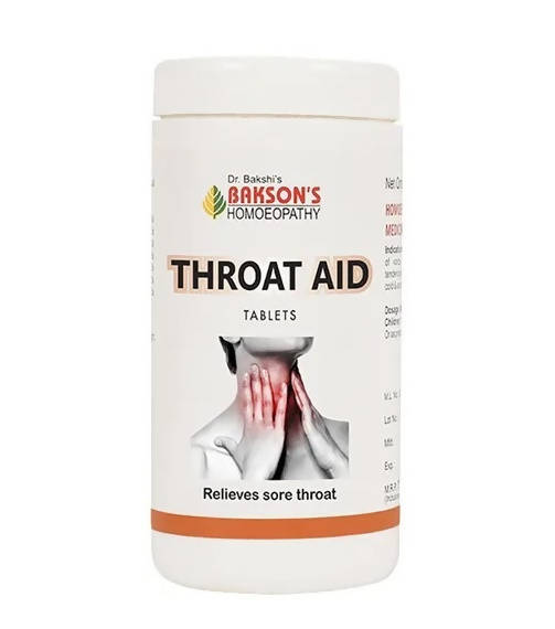 Bakson&#39;s Homeopathy Throat Aid Tablets
