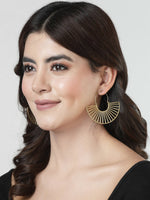 Thumbnail for NVR Women Golden Hoop Earrings - Distacart