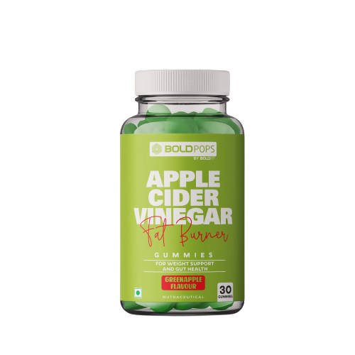 Boldpops Apple Cider Vinegar Fat Burner Gummies (Green Apple) - Distacart