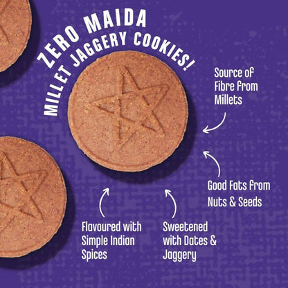 Early Foods Millet Ragi Choco Jaggery Cookies - Distacart