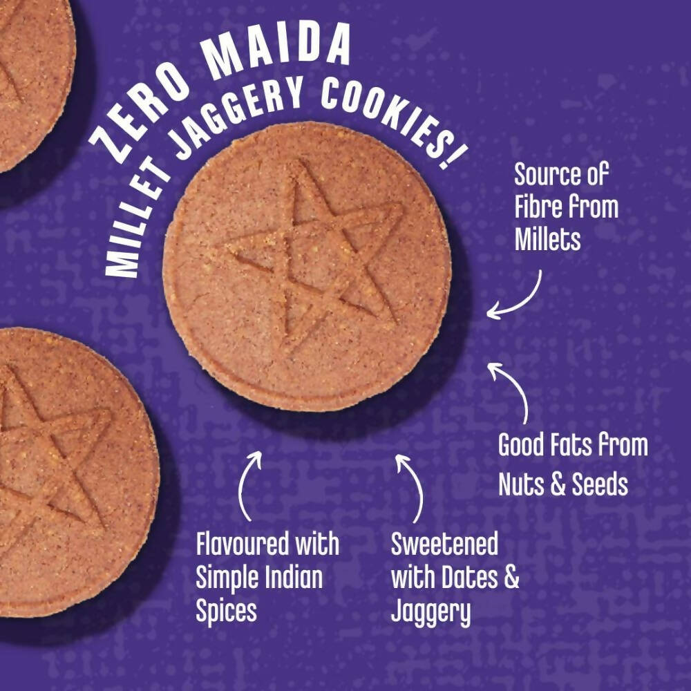 Early Foods Millet Ragi Choco Jaggery Cookies - Distacart
