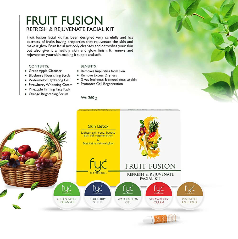 FYC Professional Fruit Fusion Refresh & Rejuvenate Facial Kit Benefits