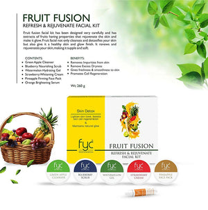 FYC Professional Fruit Fusion Refresh & Rejuvenate Facial Kit Benefits