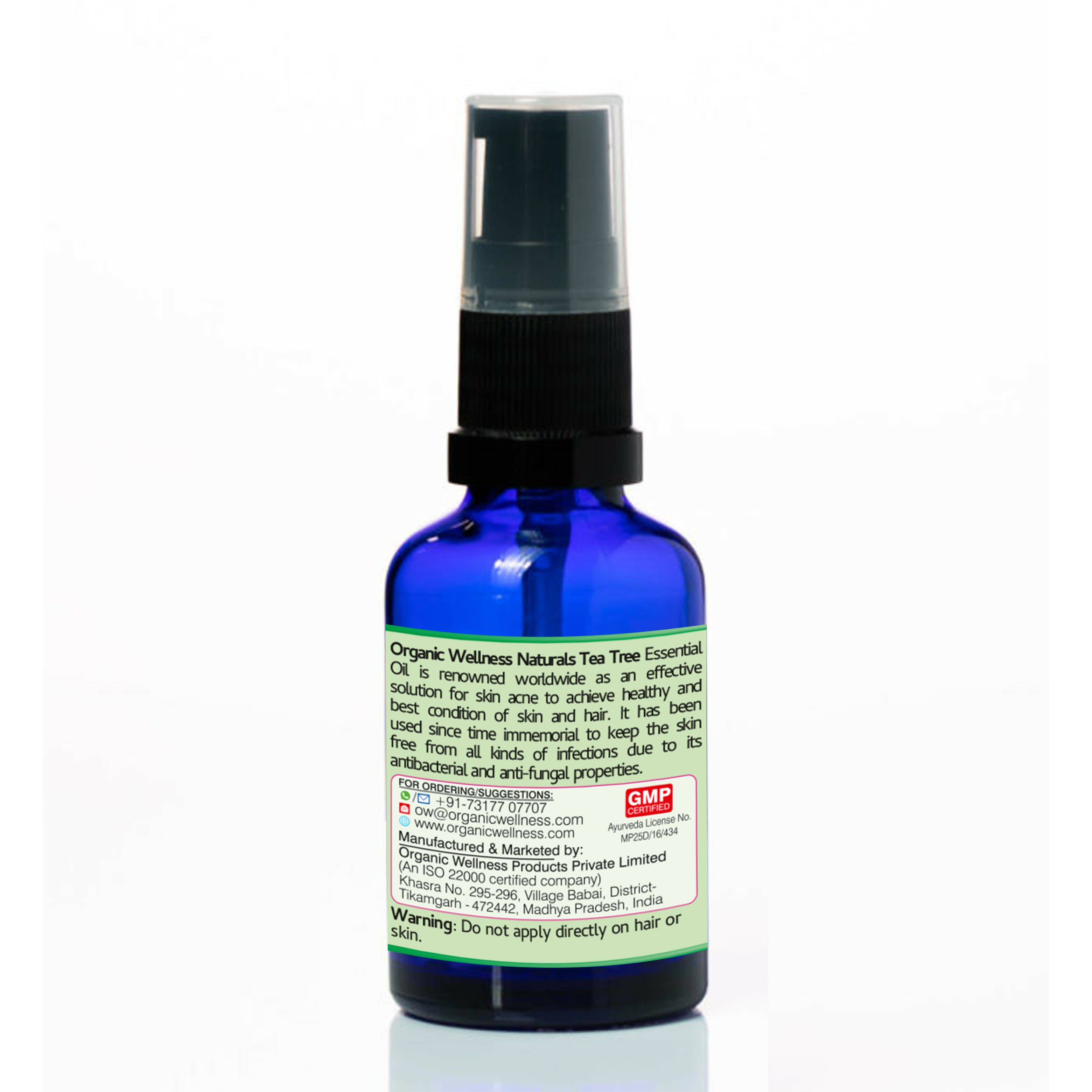 Organic Wellness Tea Tree Essential Oil - Distacart