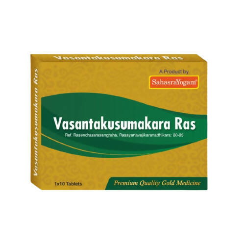 Sahasrayogam Vasantakusumakara Ras Tablets - Distacart