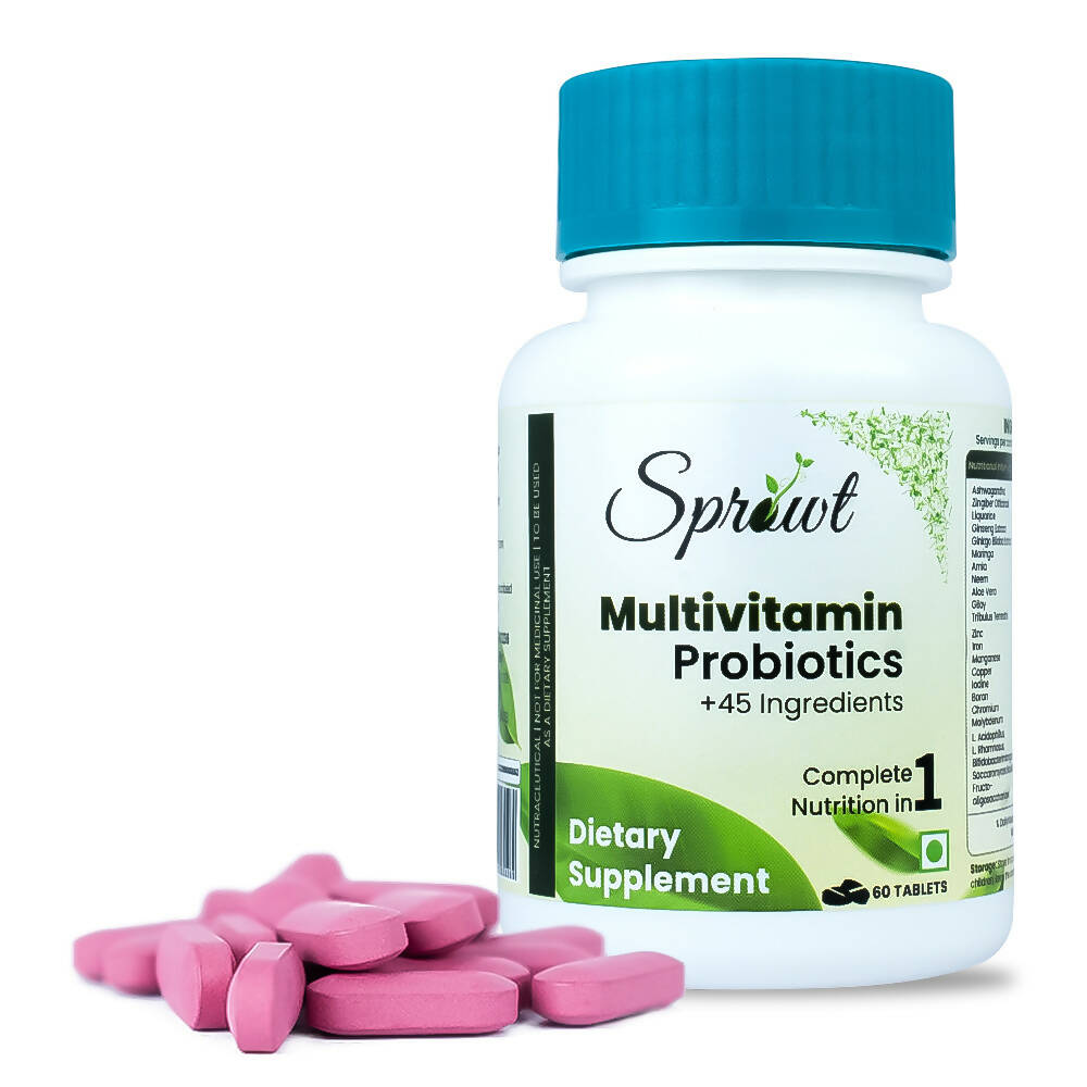 Sprowt Multivitamin With Probiotics Capsules - Distacart