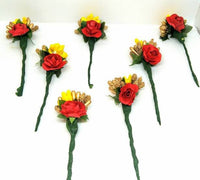 Thumbnail for Multicolor Flower Brooches