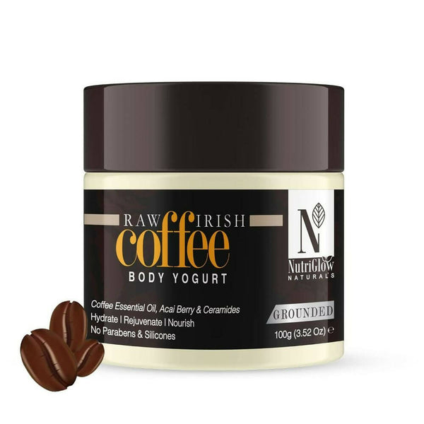 NutriGlow NATURAL'S Raw Irish Coffee Body Yogurt for Instant Hydration & Moisturization - Distacart