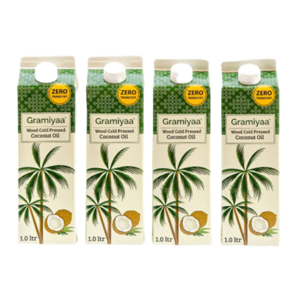 Gramiyaa Wood Cold Pressed Coconut Oil - Distacart