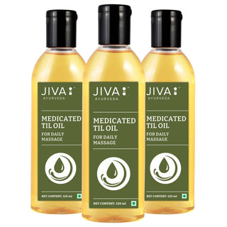 Jiva Ayurveda Medicated Til Oil - Distacart