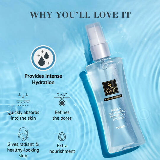 Good Vibes Aqua & Sea Mineral Hydration Booster Toner - Distacart