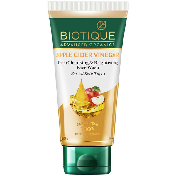 Biotique Apple Cider Vinegar Deep Cleansing & Brightening Face Wash - Distacart