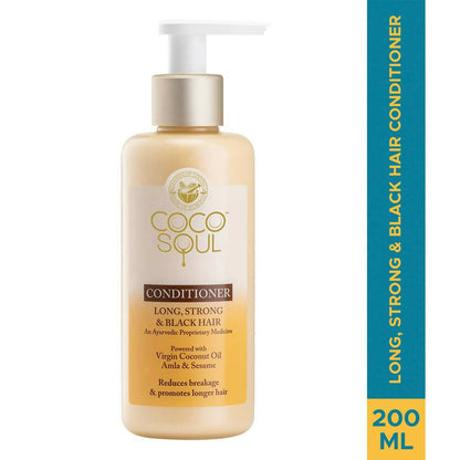 Coco Soul Long, Strong & Black Conditioner - Distacart