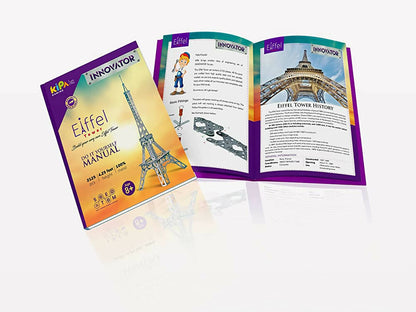 Kipa Innovator - Eiffel Tower 2125 Pieces - 1 DIY, Educational, Learning, Stem, Building and Construction Toys +5 Years - Distacart
