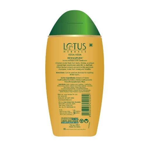 Lotus Herbals Kera-Veda Hennapura Henna Shampoo Conditioner