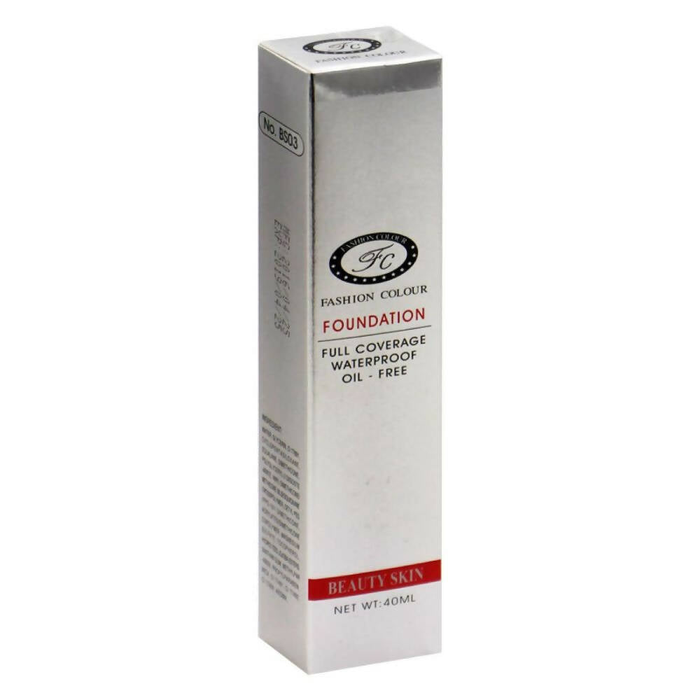 Fashion Colour Oil Free Full Coverage Waterproof Foundation-Shade 02 - Distacart