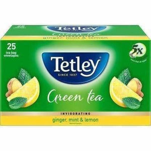 Tetley Green Tea Ginger, Mint and Lemon Tea Bags