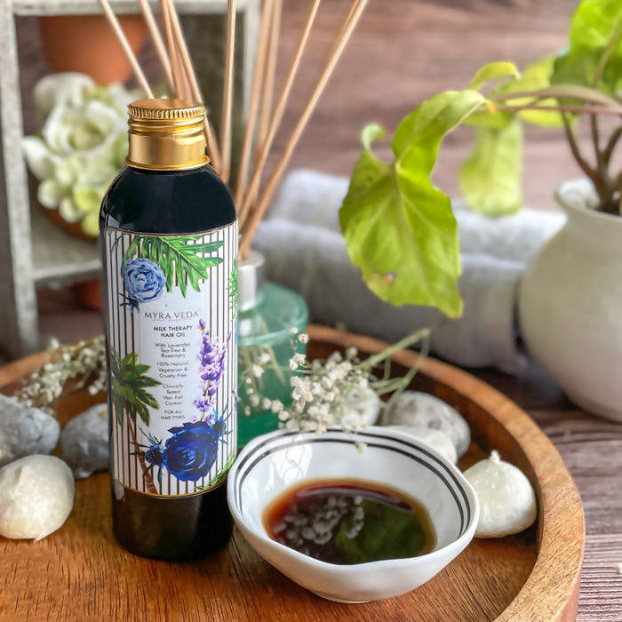 Myra Veda Milk Therapy Hair Oil