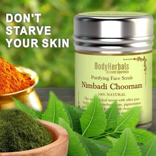 Bodyherbals Purifying Face Scrub Nimbadi Choornam