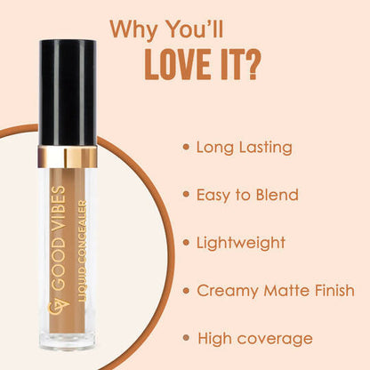 Good Vibes HydraGlow Liquid Concealer - Mocha 40 - Distacart