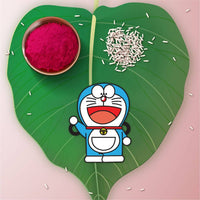 Thumbnail for Bhai Please Doraemon Wooden Rakhi - Distacart