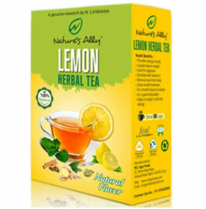 Natures Ally Lemon Herbal Tea - Distacart