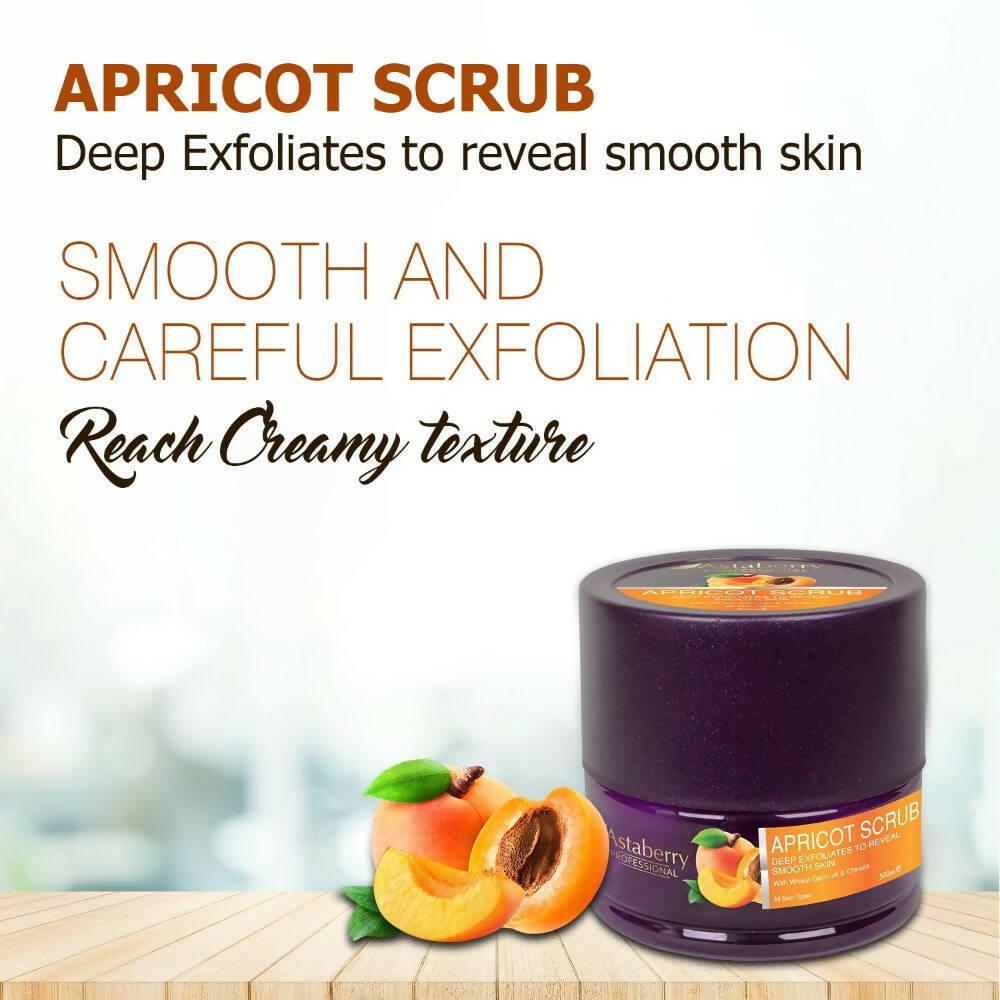 Astaberry Professional Apricot Face Scrub - Distacart