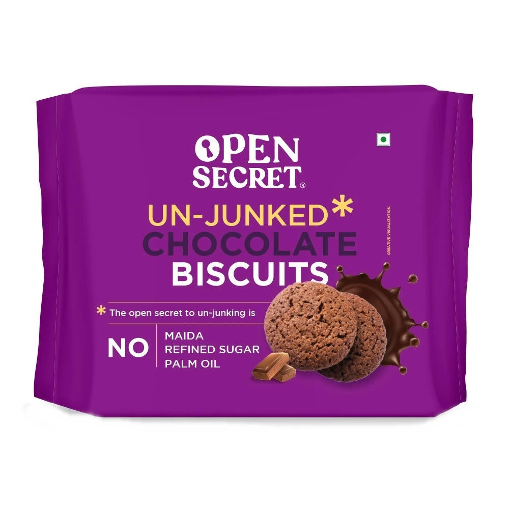 Open Secret Un-Junked Chocolate Biscuits - Distacart