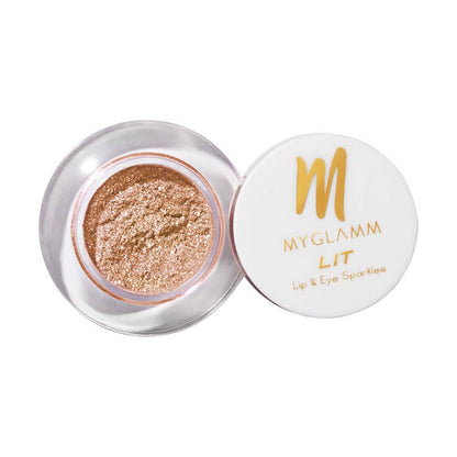 MyGlamm LIT Lip & Eye Sparkle (Your Grace) - Distacart