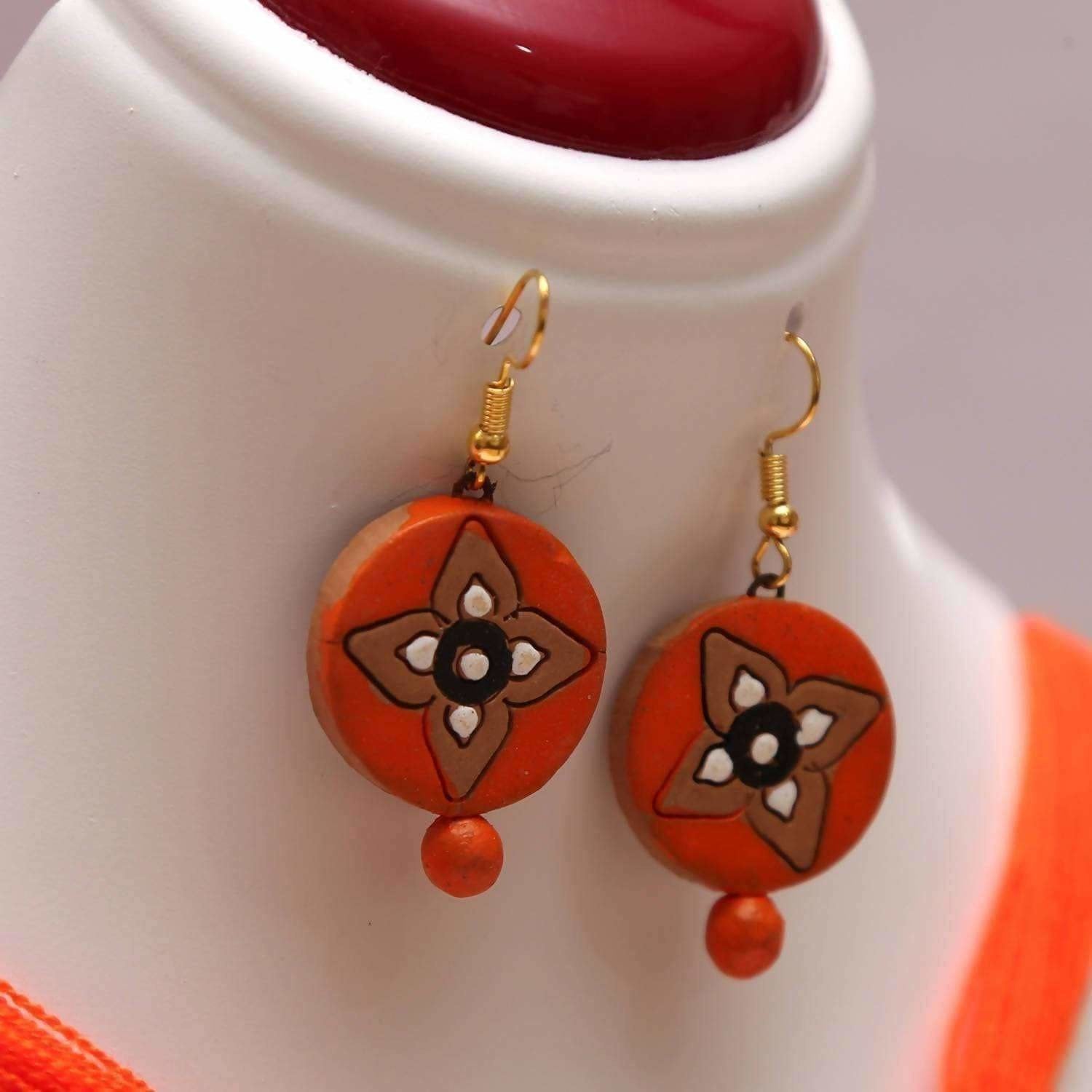 Buy Terracotta Jewelry Multi color Black Chandra Collection Online at