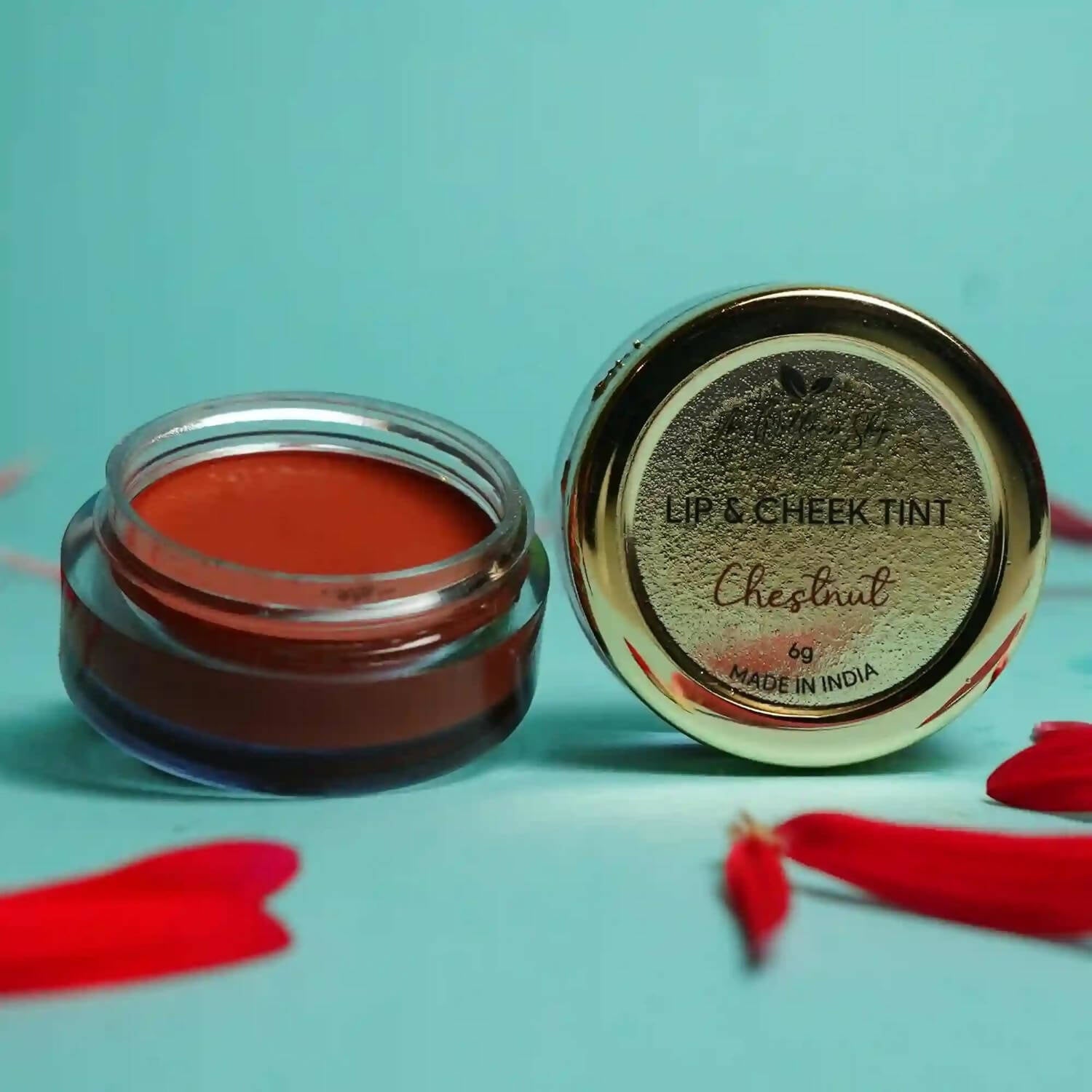 The Wellness Shop Lip & Cheek Tint (Chestnut) Lip Balm - Distacart